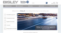 Desktop Screenshot of bisley33.de