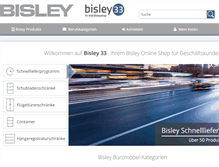 Tablet Screenshot of bisley33.de